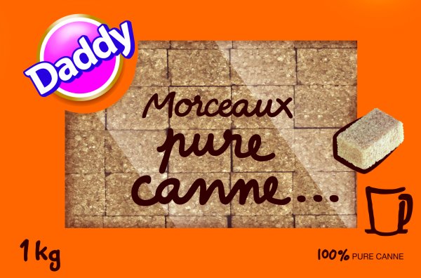 Boite Daddy morceaux pure canne